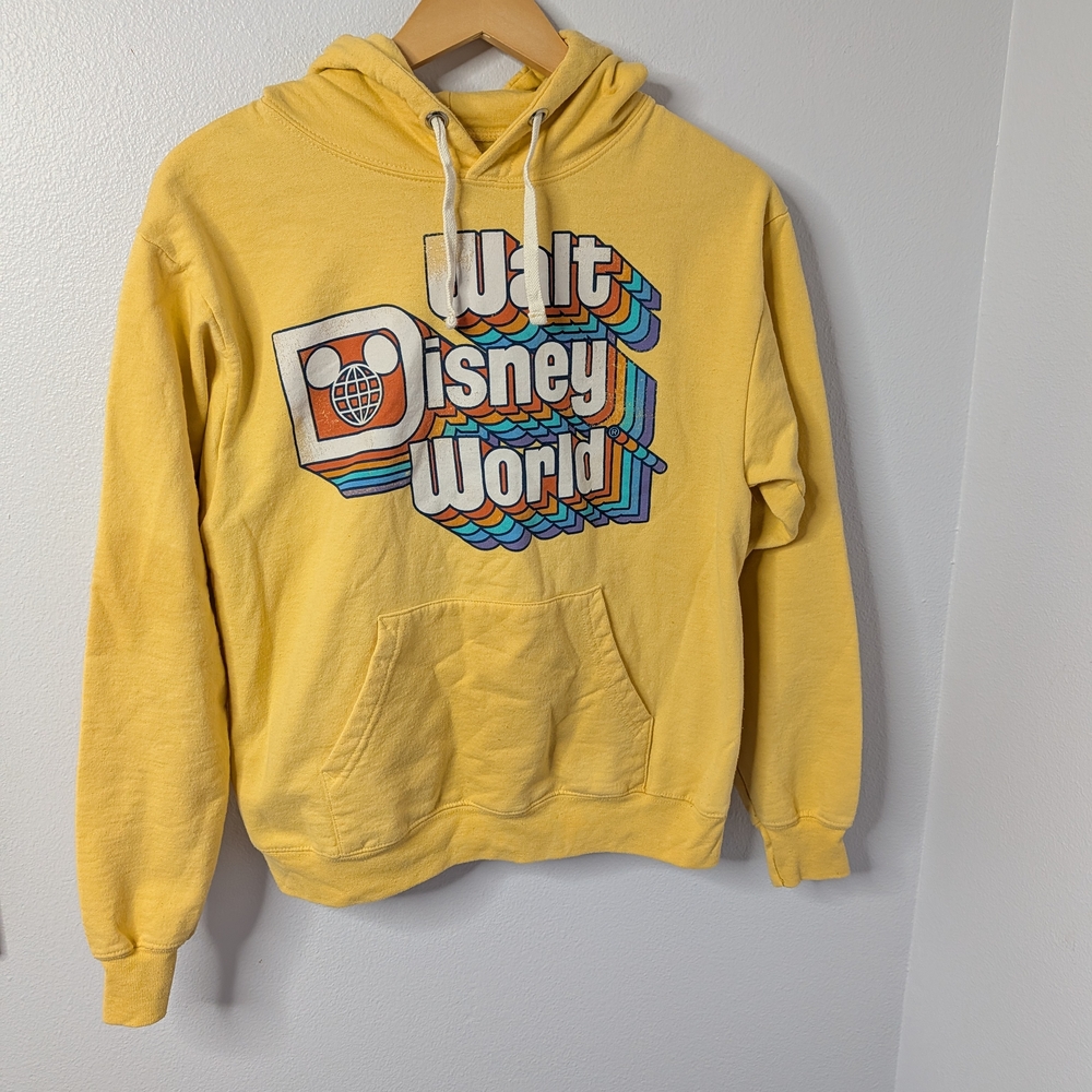 Walt Disney World Retro Logo‎ Hoodie Size S (Unisex Fit)